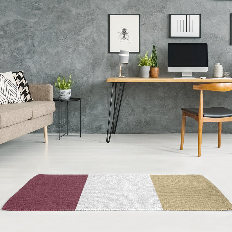 Chenille Indoor Rug, Rectangle 4' x 6'