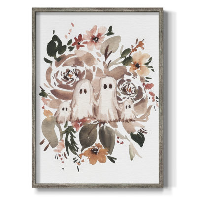 Ghost Family I, reproduction encadrée - bois massif