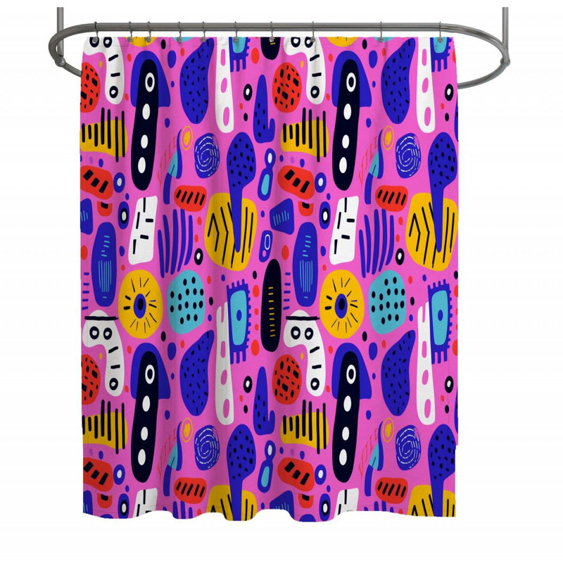 Rideau de douche Jarib, H 73 po x l 70 po