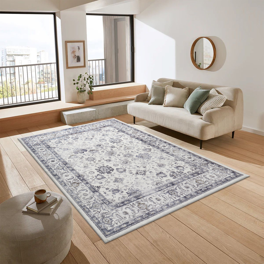 Oriental Machine Tufted Shag Area Rug