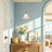 Lanny 1- Light Milky Glass Pendant Light