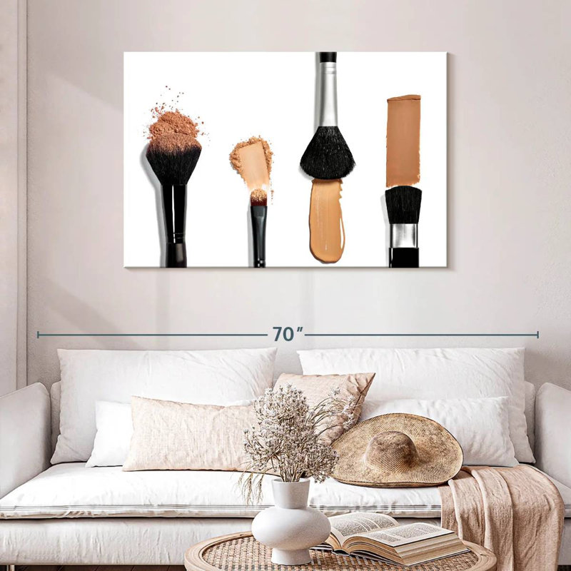Shuttleworth Foundation Makeup Brushes, 30" H x 45" W