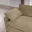 Canapé moderne à assise profonde en tissu velours côtelé moderne avec un coussin, plusieurs occasions club-648104567-648104574
