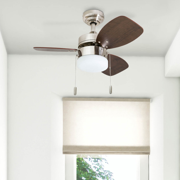 Ocean Breeze 30" 3 Blades LED Ceiling Fan with Light Kit Included