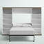 Lit escamotable avec tablettes Armiead-840137289