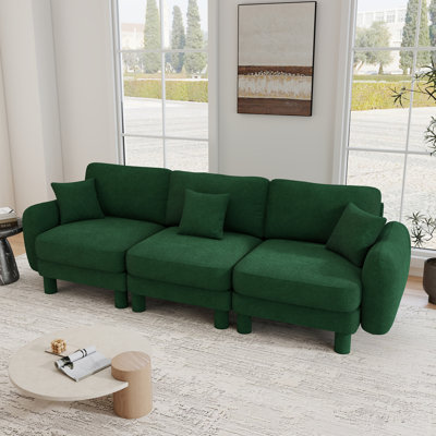 Canapé 3 places Modern Boucle