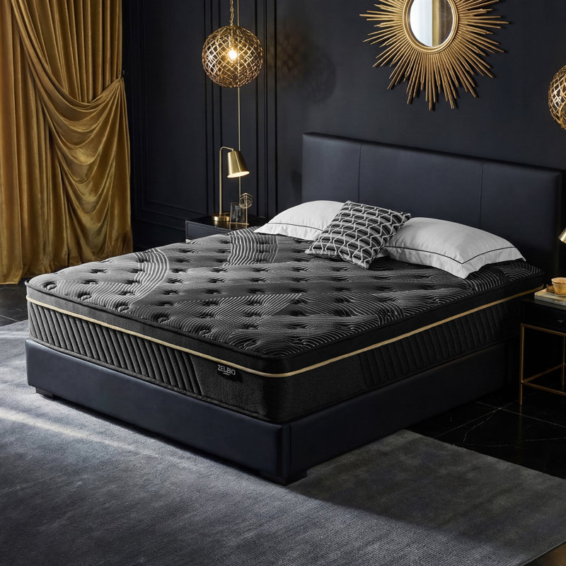 Matelas hybride en mousse viscoélastique gélifiée 12 pouces FullXL, Double TG, 12"