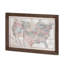 Vintage United States Framed Map