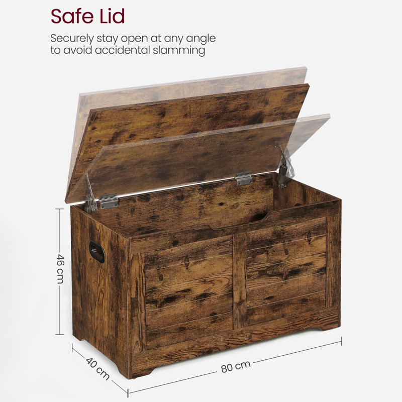 Viborg Camp Trunk / Footlocker, Rustic Brown