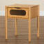 Table de bout en bois massif avec rangement Wrenn