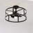 Glass Semi Flush Mount