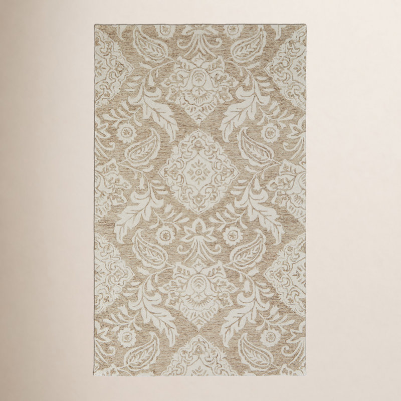 Armando Performance Damask Indoor Rug, Rectangle 12' x 15'