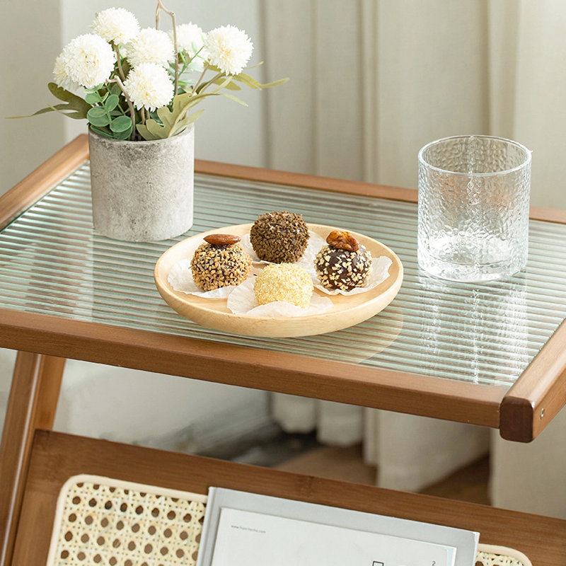 Table de chevet marron - Compacte et élégante pour les petits espaces, polyvalente avec un grand espace de rangement, marron, Design Space