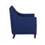 Fauteuil et repose-pieds bleu Pickery House Furnishings-994322404
