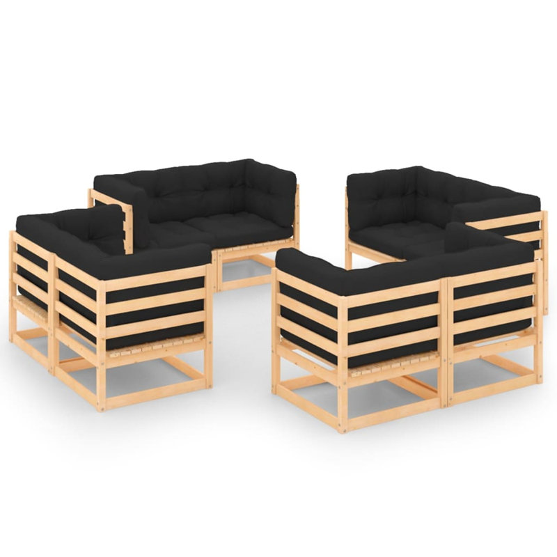 Ensemble de salon de jardin modulaire standard