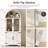 72" Tall Arched Wine Cabinet With Glass Door