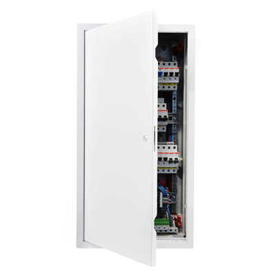 Access Panel for Drywall, 30.3 x 15.2 in Galvanized Steel Access Door, Easy Install Hinged Service Panel with Screwdriver Latch, for Ceiling Plumbing Electrical, 14.4 x 29.4 in Cutout Size
