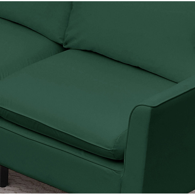 Fauteuil d'appoint en cuir vert Green Cat, Vert