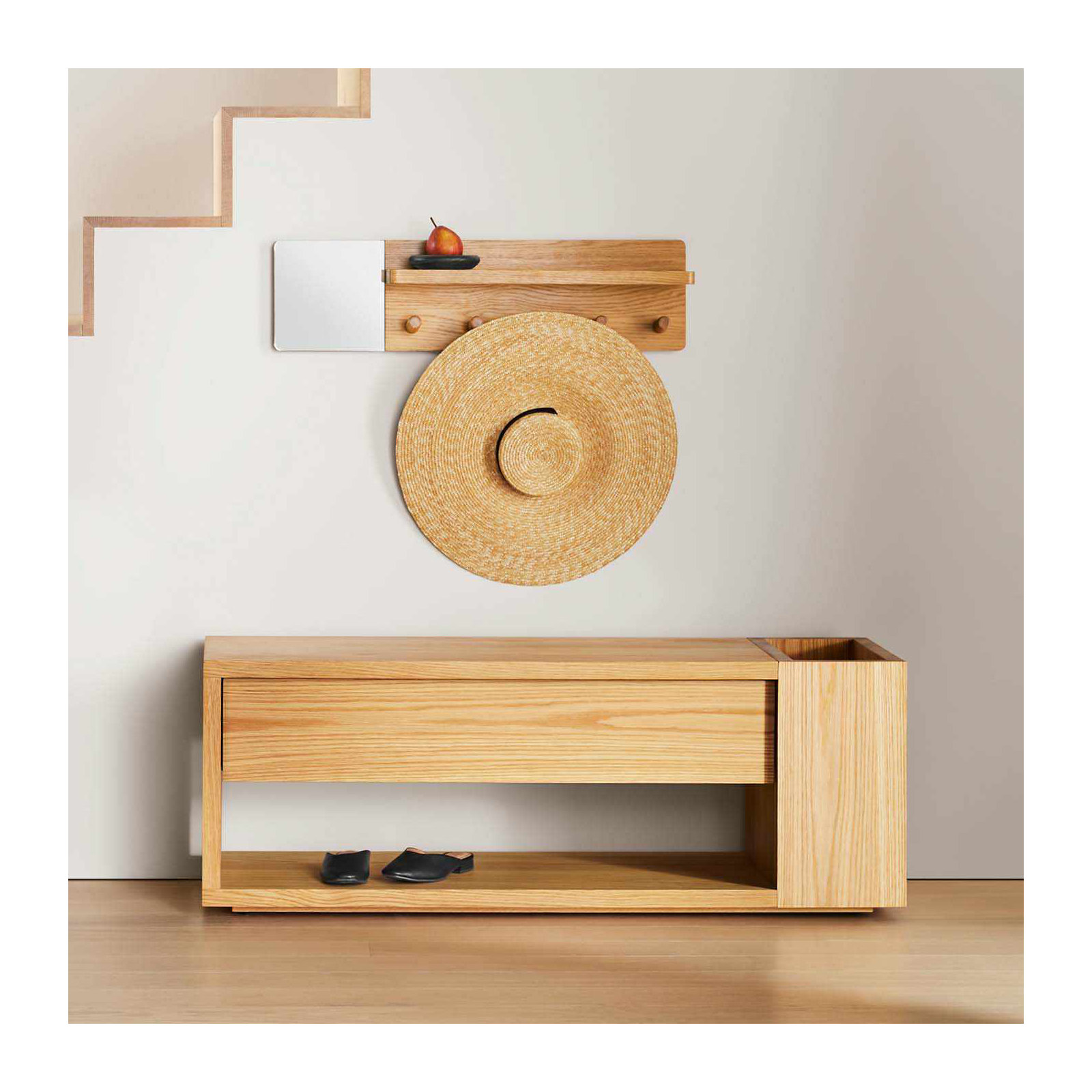 Go Forth Storage Bench, White Oak