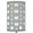 30"H GREY/WHITE RETRO TABLE LAMP