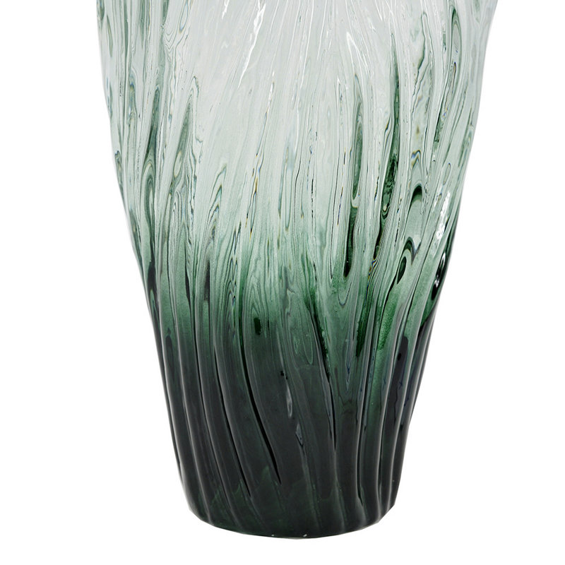 Vase en verre 7,5 x 4 x 12 po, 11.8" H x 7.5" W x 3.9" D