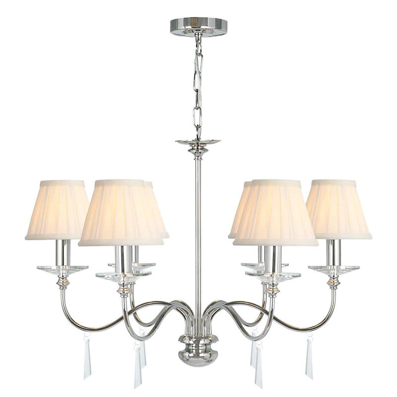 Duluth 6 - Light Candle Style Chandelier, Old Bronze