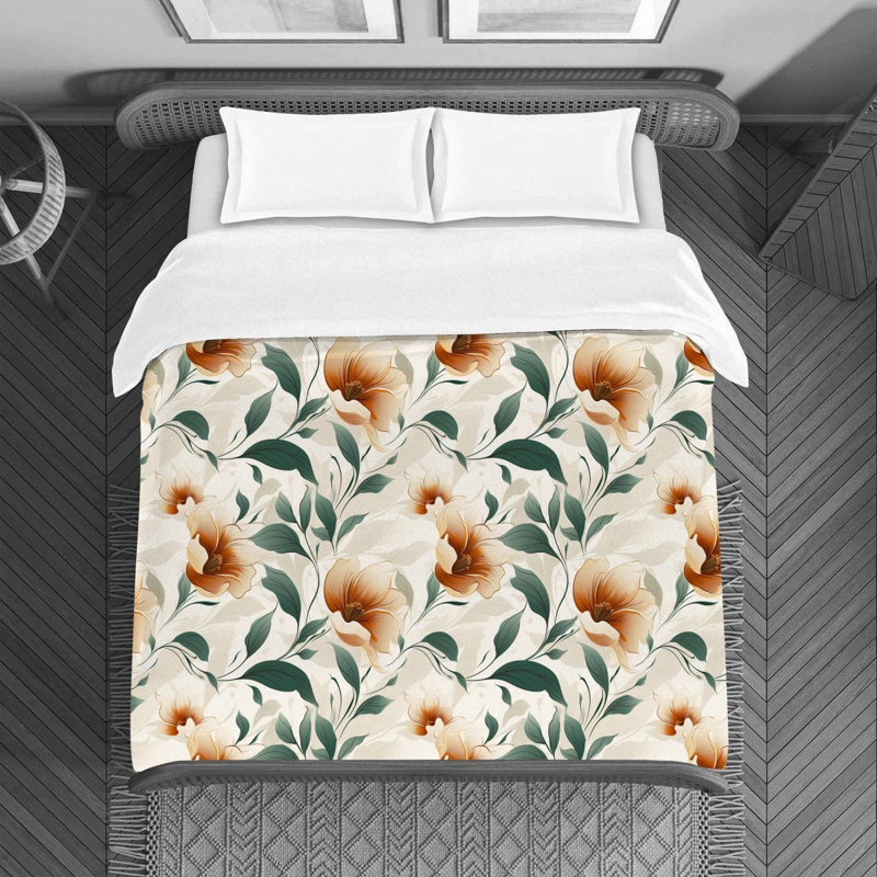 Floral Bedding, Twin Duvet Cover