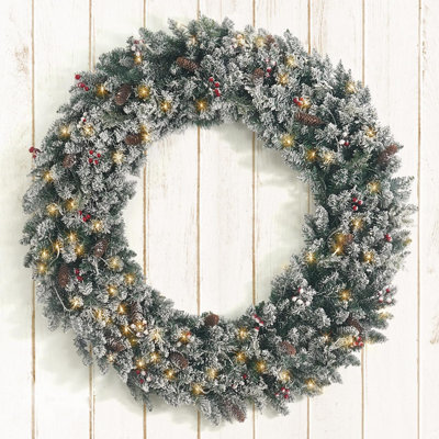 10 " Pre-Lit Wreath