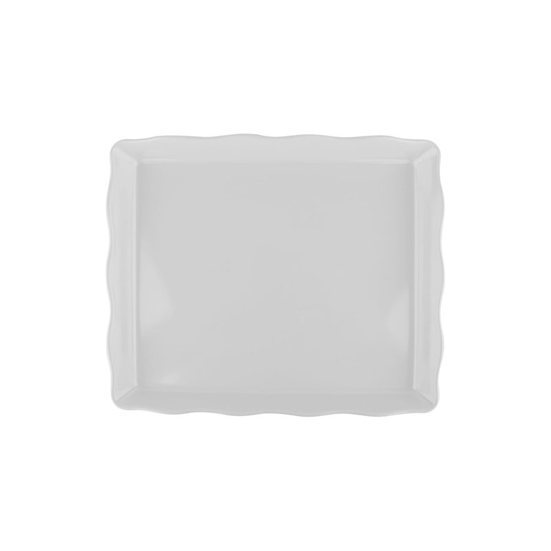 ML-155-W - Plateau de présentation 14 po x 11,5 po, profondeur 1,25 po, Blanc