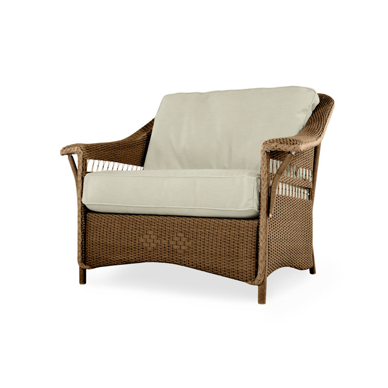 Nantucket Outdoor Lounge Chair, Decorline Natural, Bark