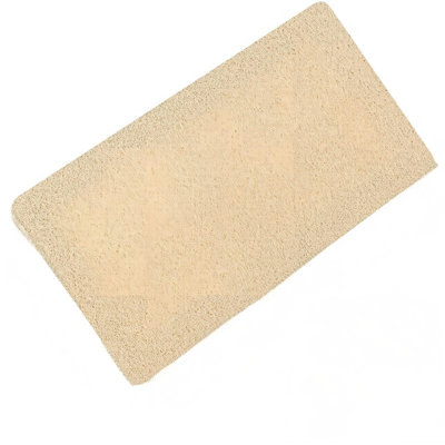 Non Slip Bathtub Mat, Foot Scrubber Anti Slip Fast Drying Shower Mat For Tub, Floor,Bathroom, Home, Kitchen, Hotel, Beige, 24X16 Inches