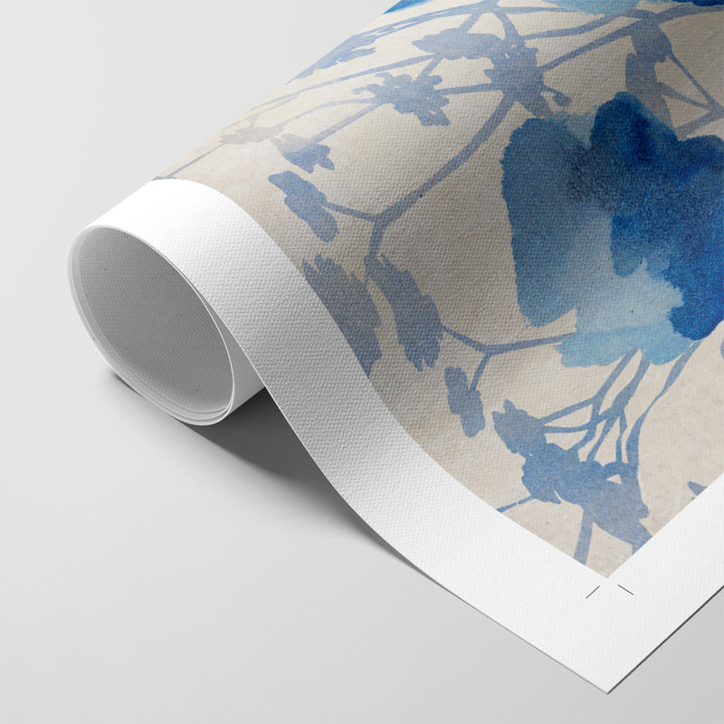 Blue Day Dawning II - Impression sur toile seulement - NON-CADRE, 48" H x 32" W