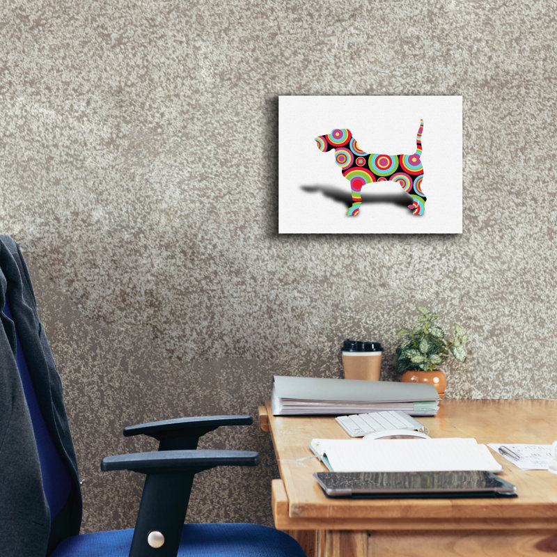 «Dog Day» par Mark Ashkenazi, H 12 po x l 16 po x P 0,75 po