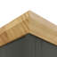 Table de chevet 3 tiroirs Alaska en bois massif avec plateau en bois de pin-88070345