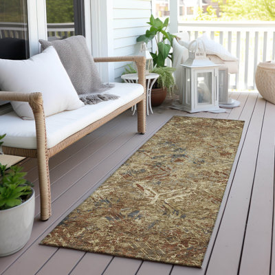  Mahaney Indoor/Outdoor Area Rug with Non-Slip Backing