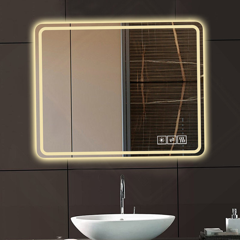Miroir rectangulaire horizontal et vertical, 39.4" x 31.5"