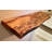 Custom Narrow Live Edge Spalted Maple Rustic Wood Floating Shelves|Ambrosia Maple Narrow Wood Wall Shelves-1300305502