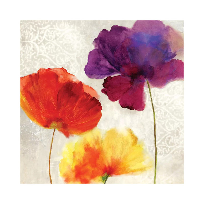Lush Floral II by Asia Jensen - Wrapped Canvas Print, 30.48 cm H x 30.48 cm W