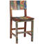 Marina Del Rey Counter Stool Chair Made From Recycled Teak Wood Boats