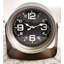 Modern & Contemporary Numerical Metal Quartz Movement / Crystal Tabletop Clock Silver