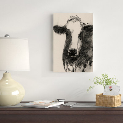 Portrait de vache croquis II