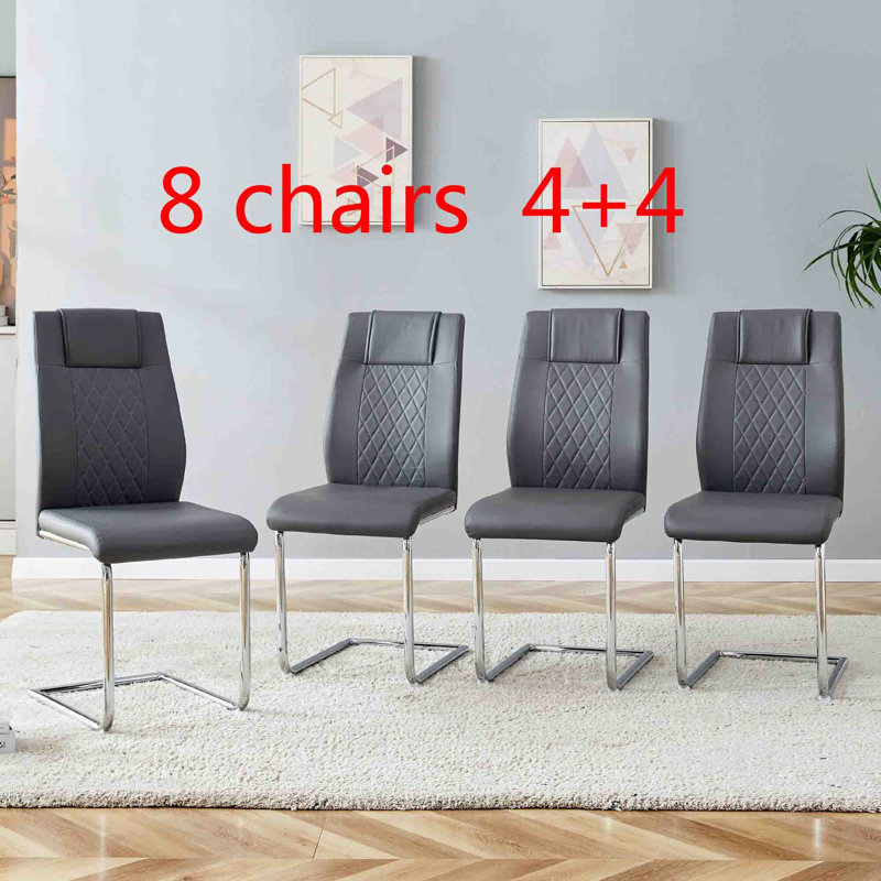 Chaise d'appoint Denmon, gris