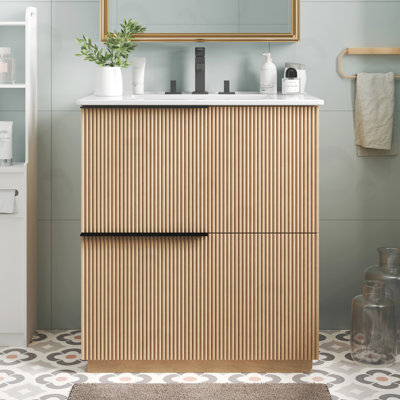 Bathroom Vanity With Full-Extension Drawers