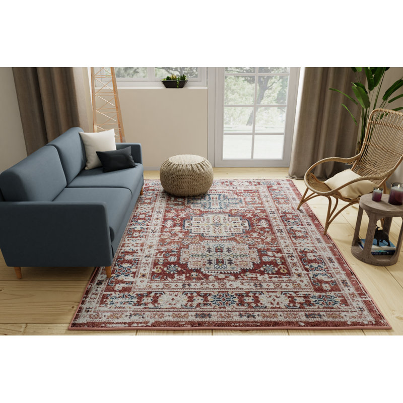 Gabriel Vintage Cardinal Sundara Area Rug, Rectangle 2'6" x 4'