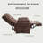 Aura Dual Motor Power Lift Recliner with Heat and Massage, Infinite Position, 180°Reclining, Sidepocket-1593572350