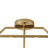 4-light Golden Flush Mount