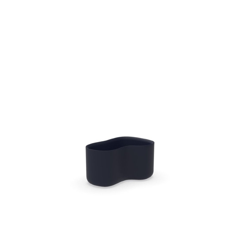 Milos Planter, 15" H x 27.5" W x 19.75" D, Blue