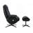 Motion Swivel Accent Chair With Ottoman
