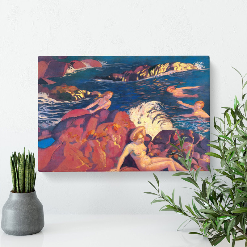 Wave by Maurice Denis - Wrapped Canvas, 35cm H x 50cm W x 3cm D