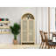 Grand garde-manger arqué de 70,28 po avec porte, 2 panneaux fixes et réglables, charnières à 180 degrés, armoire de cuisine Scratch, grand, tablettes, creux, processus pour le rangement à domicile